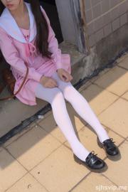 "JK Pink School Uniform White Silk" [Фонд Сен Луо] X-026