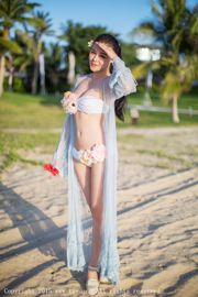 Ye Jiayi "Sexy trên bãi biển khiến cảm giác không thể kiểm soát được" [Nữ thần đẩy của TGOD]