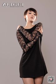 Model Xiaoqi "Black Lace" [Ligui Ligui] Internet Beauty