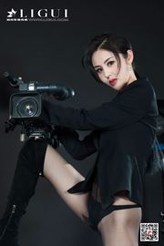 Modello di gamba Lianger "Black Silk OL" [丽 柜 Ligui] Bellezza di Internet