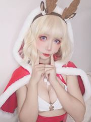 [COS Welfare] Anime blogger Ying Luojiang w - Christmas selfie